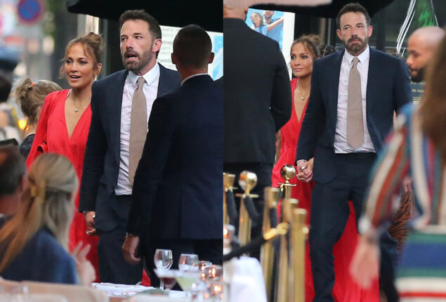Jennifer Lopez and Ben Affleck celebrates being officially husband wife at Paris