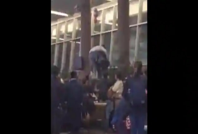 Watch: Little girl loses balloon, strangers help her get it back