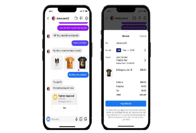 Instagram now supports in-chat purchasing of goods