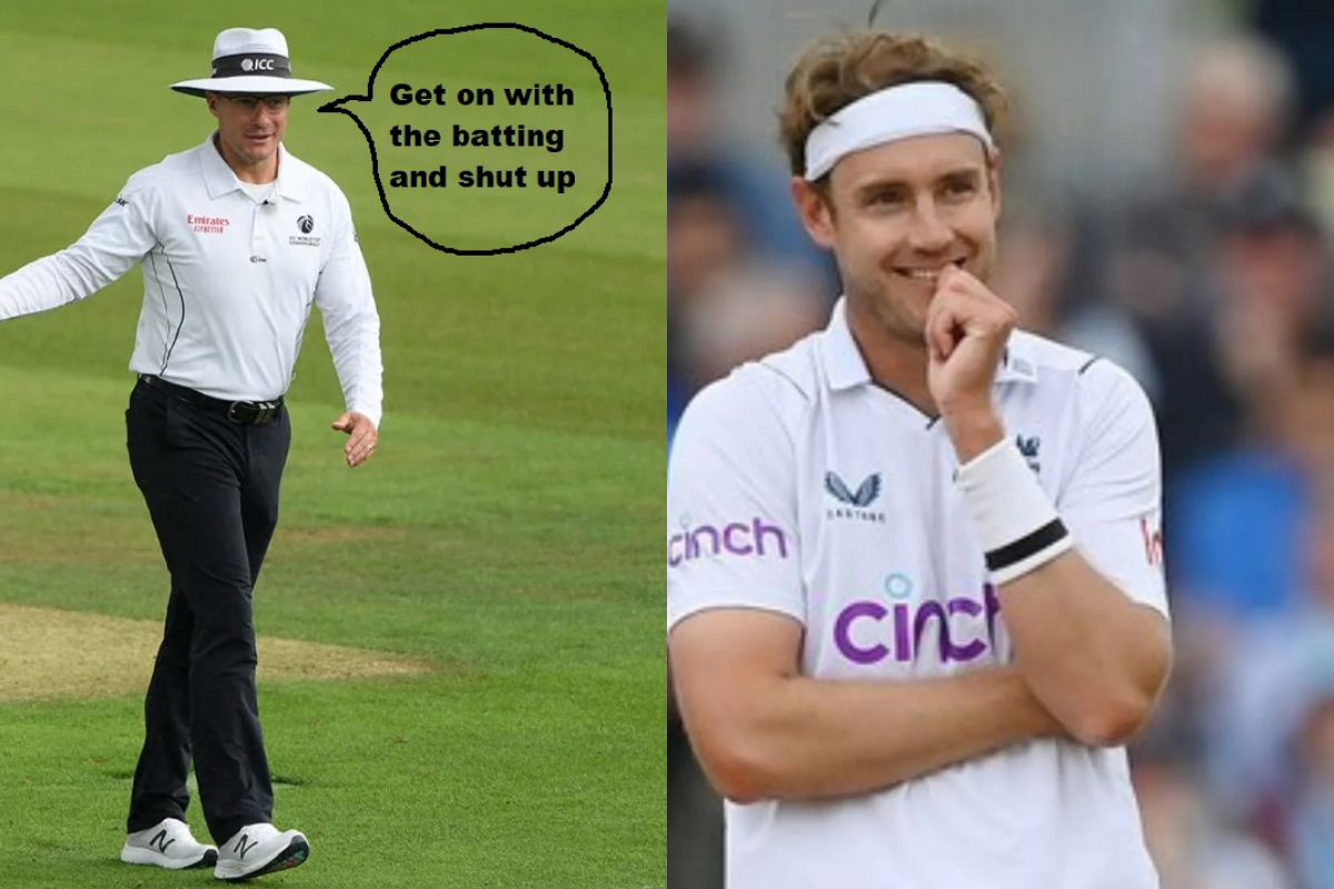 stuart broad told to shut up