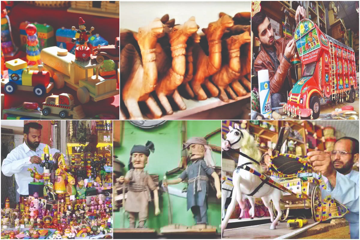 Fading art of wooden toys