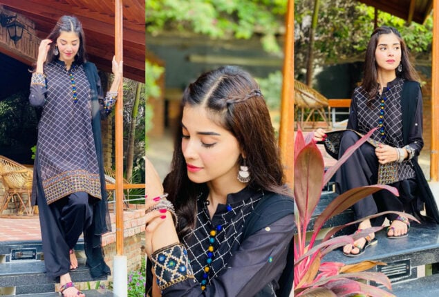 Zainab Shabbir looks stunning in black outfit