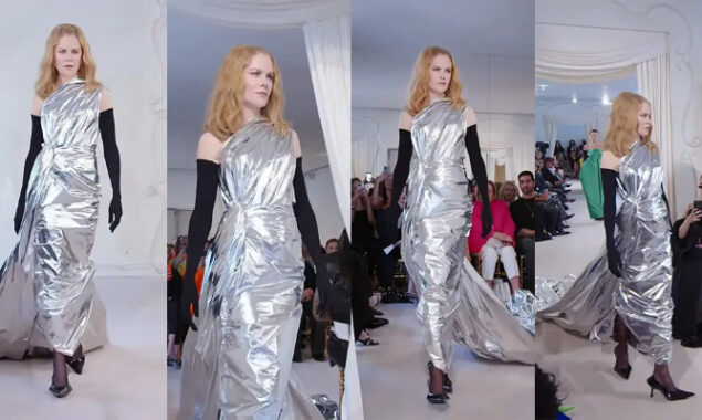 Nicole Kidman steals event’s runway on Balenciaga Couture in Paris