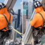 Viral Video: Brave construction worker wins viewers’ hearts