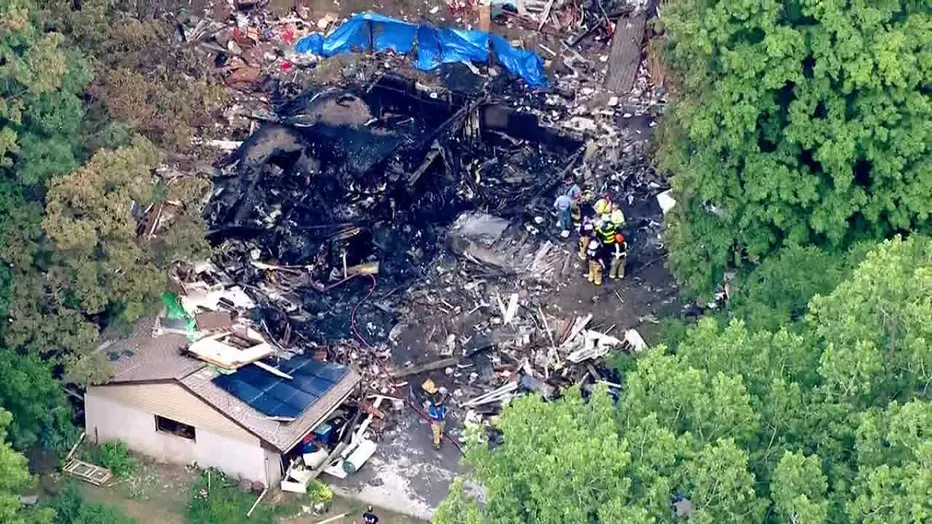 House Explosion and Fire