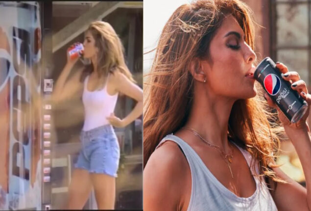 Jacqueline Fernandez channeled 1992 Cindy Crawford in Pepsi’s new ad