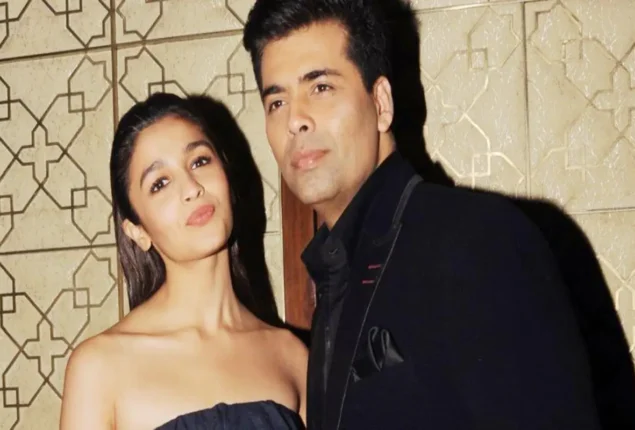 Karan Johar and Alia Butt