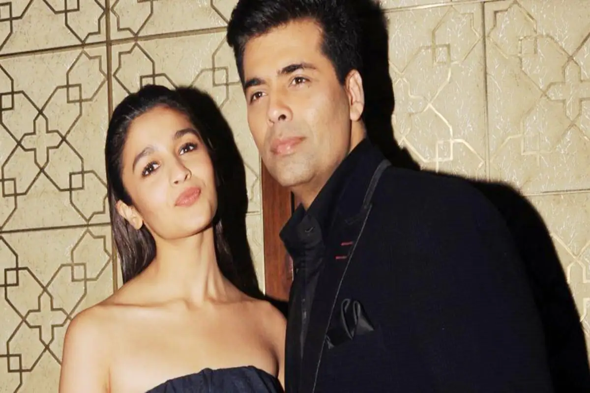 Karan Johar and Alia Butt
