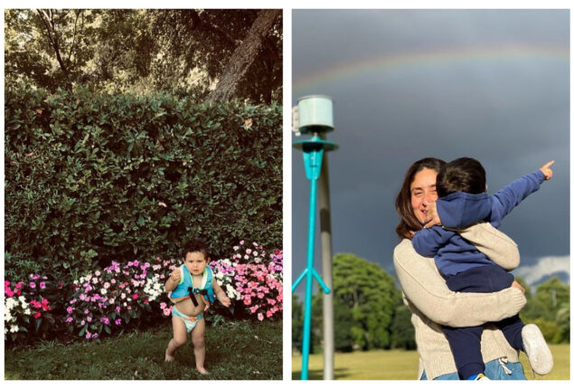 Kareena Kapoor shared new photos of her youngest son Jehangir from their trip to Italy
