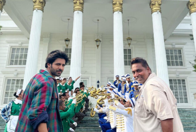 Kartik Aaryan and Ganesh Acharya team up on Shehzada’s 200-dancer
