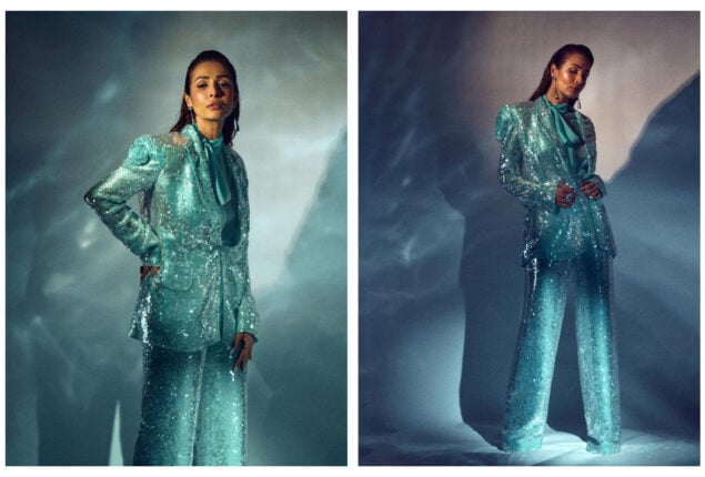 Malaika Arora flaunts her curves in this blue glamorous gown