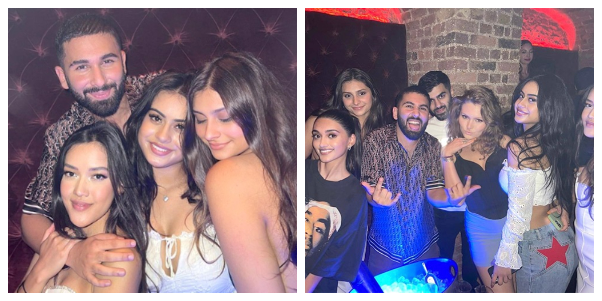 Nysa Devgn day out with Arjun Rampal's daughter Mahikaa in London