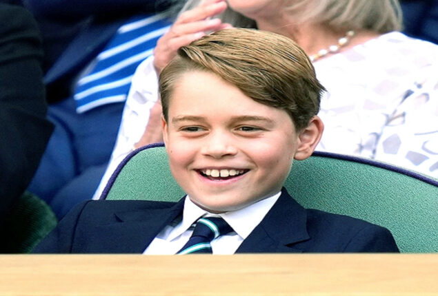 Prince George smiles cheekily in his 9th birthday portrait