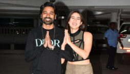 Sara Ali Khan greets paparazzi with ‘namaste’ reunites with Atrangi Re co-star Dhanush 