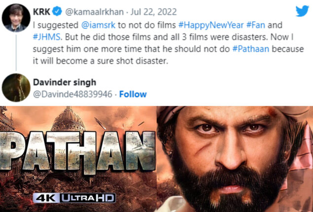 KRK denies favouring  Shah Rukh Khan to do Pathaan