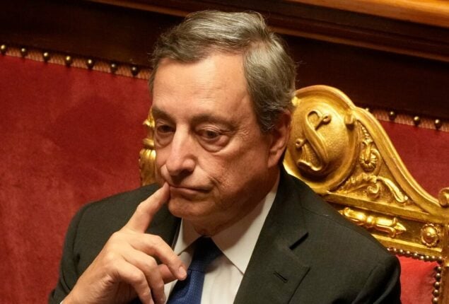 Mario Draghi resigns