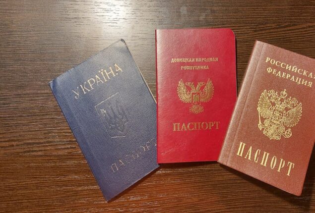 In south Ukraine, Moscow supporters snap up Russian passports