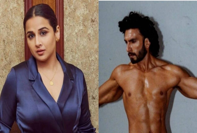 Vidya Balan gave a funny response to Ranveer Singh controversy
