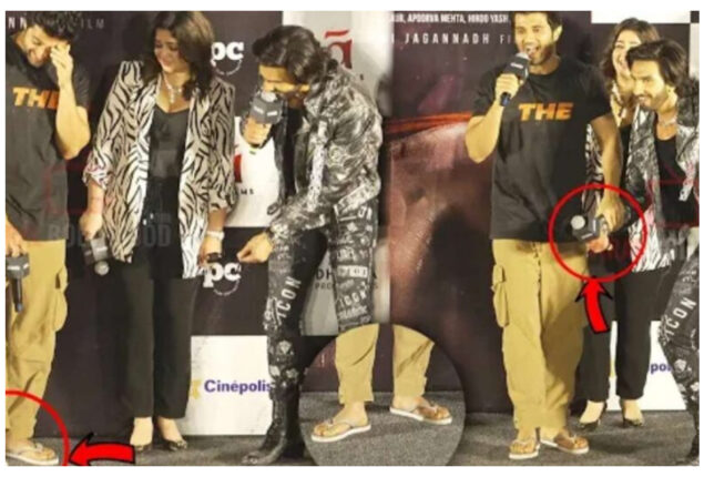 Vijay Deverakonda wore basic chappals worth ₹199 for Liger Trailer Launch