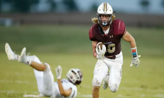 A football player from Emporia State dies after falling from a cliff