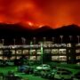 Police says wildfire over Centerville likely started by fireworks