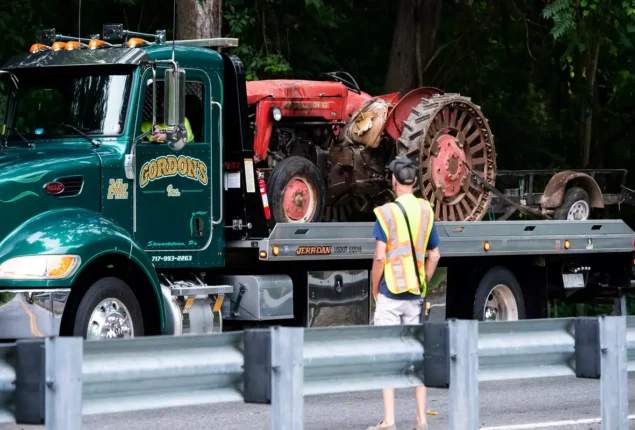 Pennsylvania Farm Tractor Rollover Kills 3 Children and 1 Adult