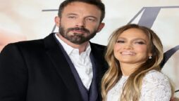 Ben Affleck flashes his wedding band for the FIRST time after marrying Jennifer Lopez