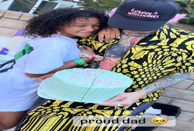 Machine Gun Kelly Celebrates Daughter Casie’s 13th Birthday