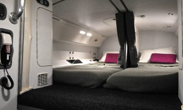 The passengers-only areas of aircraft’s concealed cabins