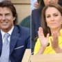 Tom Cruise and Kate Middleton sit together at Wimbledon for the women’s final