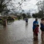 Helena is affected by water and storm damage on Sunday