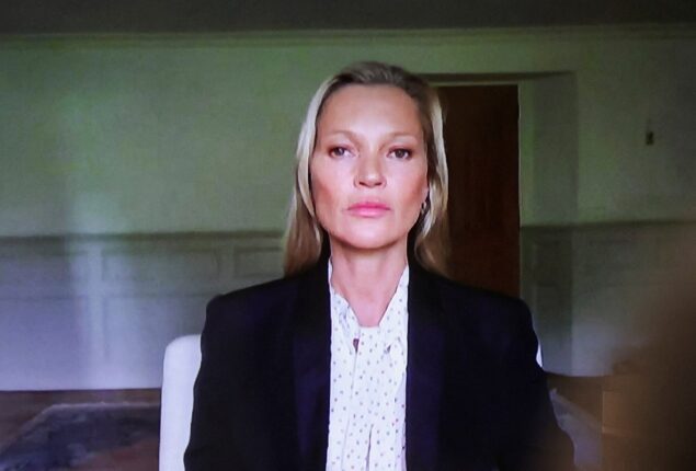 According to Kate Moss, she was used as a scapegoat for “drugs and anorexia.”