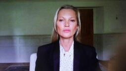 Kate Moss, Johnny Depp’s ex, jokes that she has “always loved coke.”