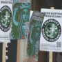 Starbucks employees protest company’s decision to close outlets in Seattle