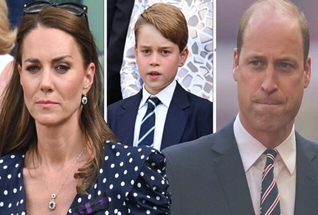 Kate and William quarrelled about Prince George’s odd appearance
