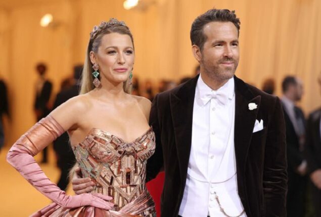 Blake Lively jokes about making her husband Ryan Reynolds sleep on couch