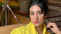 Sarah Khan looks happy and beautiful in her most recent video