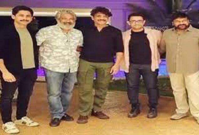Aamir Khan hosts special screening of Laal Singh Chaddha for SS Rajamouli & others ahead of its release