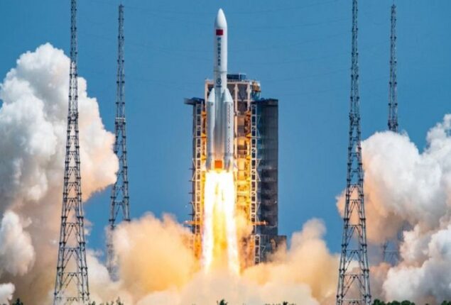 Chinese rocket Debris from space falls back to Earth