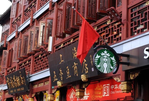 Starbucks China sales drops due to Covid restrictions