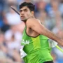 Arshad Nadeem in action today at Islamic Solidarity Games