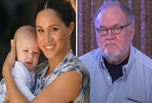 Meghan’s father is affectionate towards Lilibet and Archie