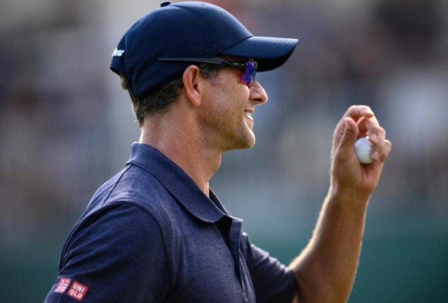 Adam Scott seeing results he needs with perfect timing