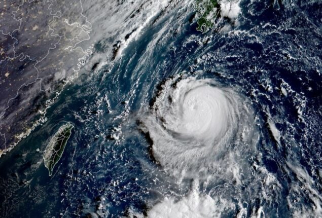 Super typhoon near Okinawa, Japan is the strongest storm yet