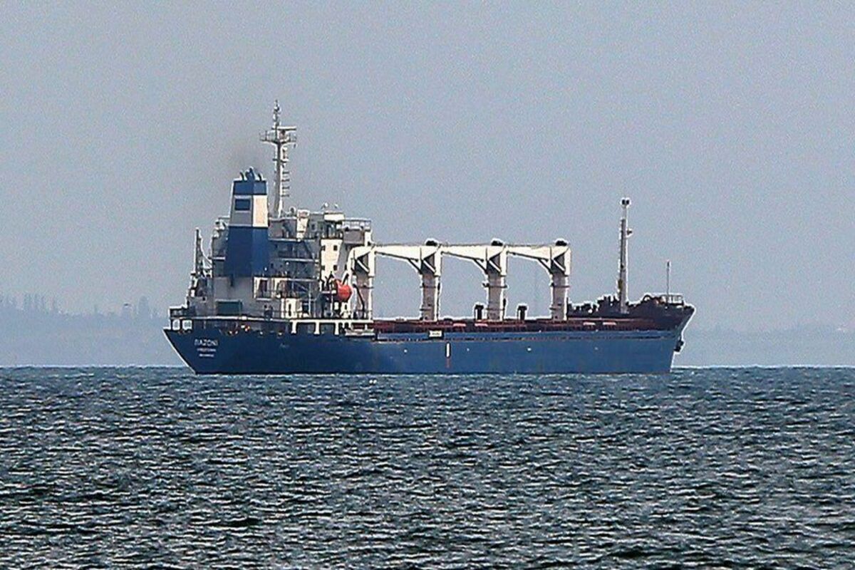 First Ukrainian grain ship
