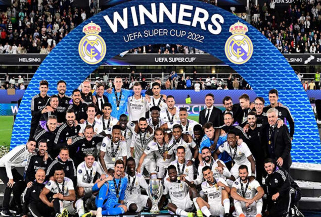 Real Madrid wins fifth UEFA Super Cup