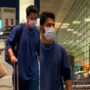 Varun Dhawan with wife early morning appearance at Airport