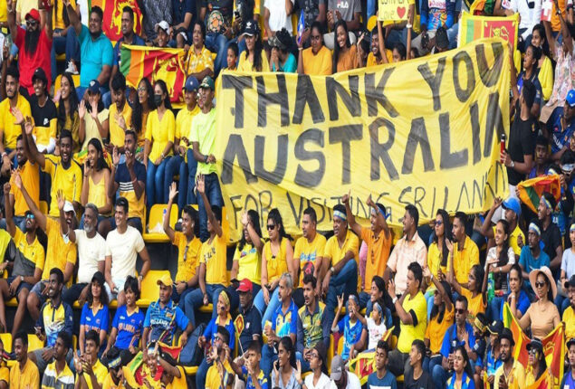 Australia donated match fees to Sri Lanka amid crisis