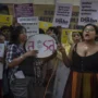 Protests against the release of 11 convicted rapists in India