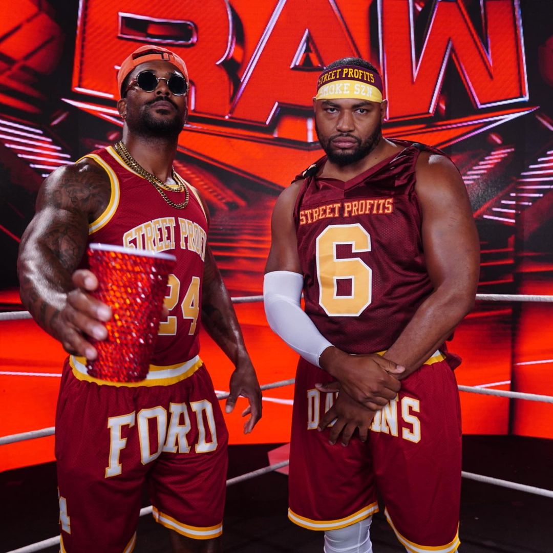 Montez Ford with his tag team partner, see pics